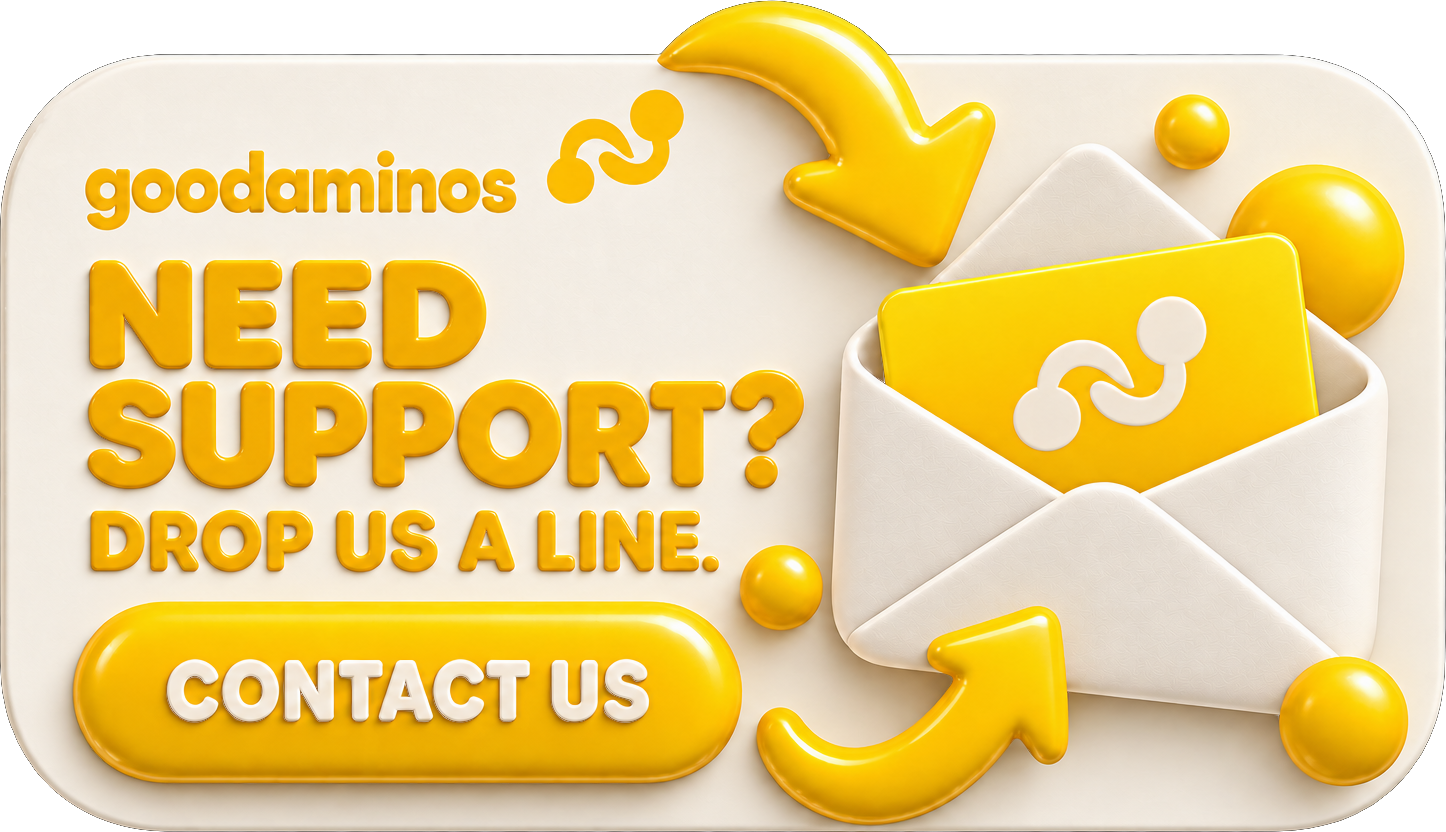 Brauchst du Support? Schreib uns — wir helfen dir weiter.